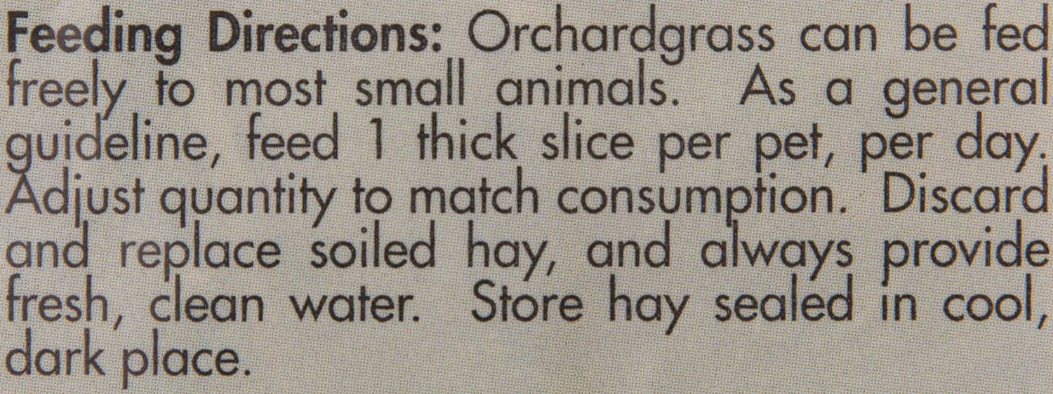 Vitakraft Orchard Grass Hay Rabbit, Guinea Pig, Chinchilla & Small Animal Food, 28-oz bag 7 Vitakraft Orchard Grass Hay Rabbit, Guinea Pig, Chinchilla & Small Animal Food, 28-oz bag - Image 5